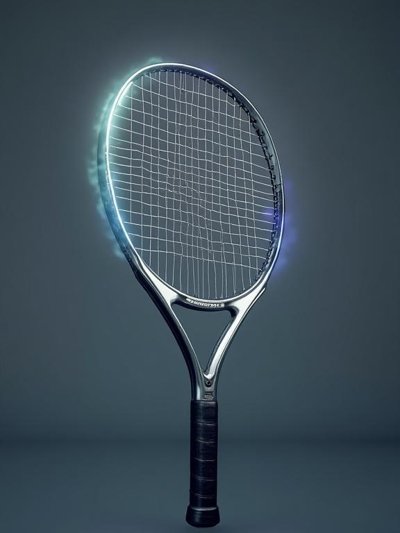 Sølv Streak mærket metal tennisketcher